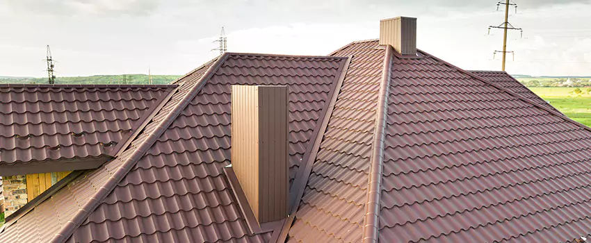 Residential Chimney Flashing Restoration in Roselle, IL