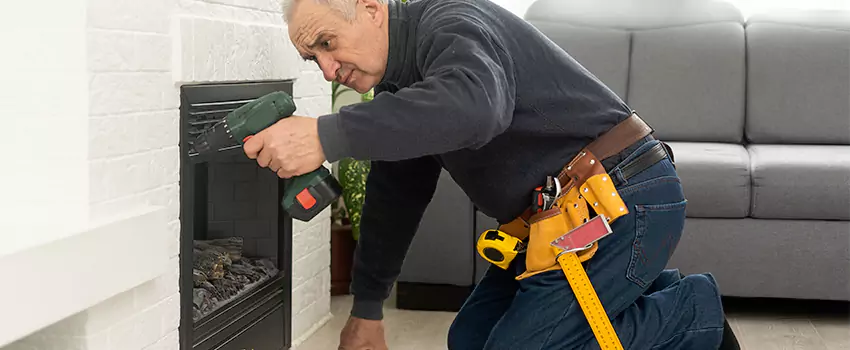 New Indoor Fireplace Installation in Roselle, Illinois