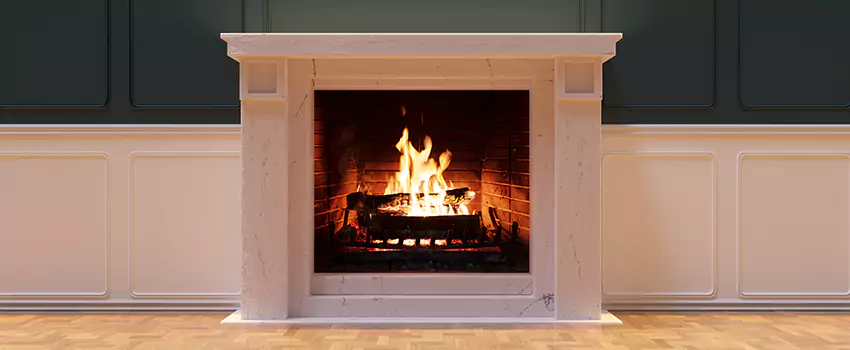 Open Flame Wood-Burning Fireplace Installation Services in Roselle, Illinois