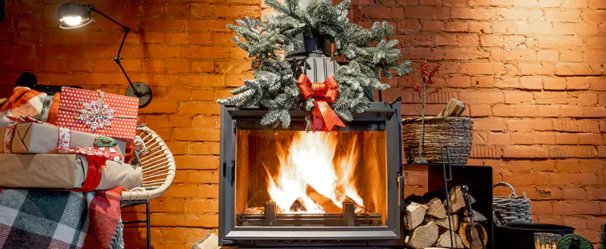 Travis Industries Linear Gas Fireplace Installation in Roselle, Illinois