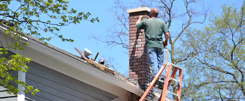 Vinyl and PVC Chimney Flashing Installation in Roselle, IL