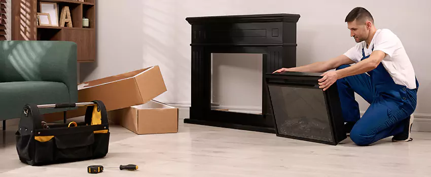 Old Rusted Metal Fireplace Repair And Replacement in Roselle, IL